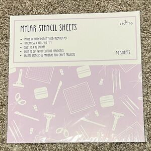 NEW Zicoto Mylar Stencil Sheets